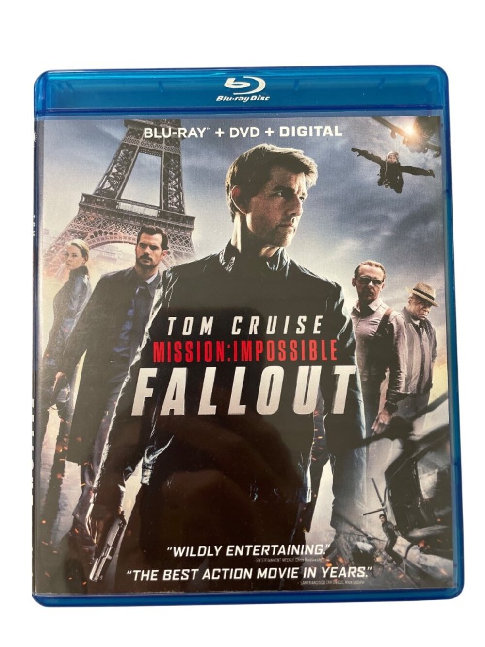 Mission Impossible Fallout Blu-Ray DVD Digital Tom Cruise Action Paramount
